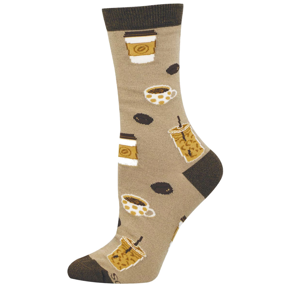 Socksmith Bamboo Blend Women's Socks - Coffee, Coffee, Coffee