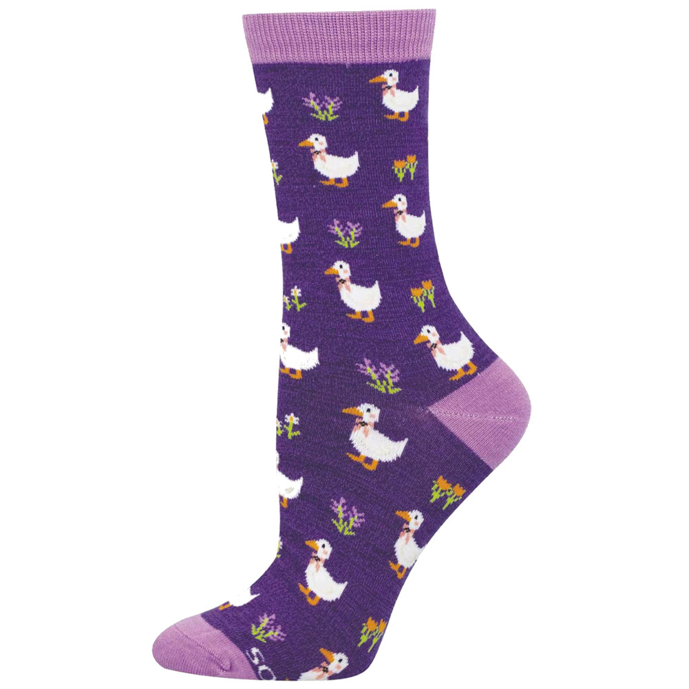Socksmith Bamboo Blend Women's Socks - Duck, Duck, Flower