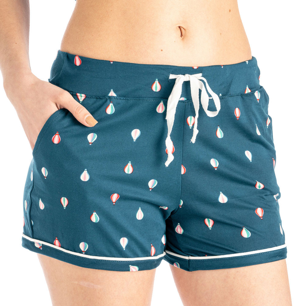 Hello Mello - Lounge Shorts Pajama Bottoms - CARRIED AWAY 