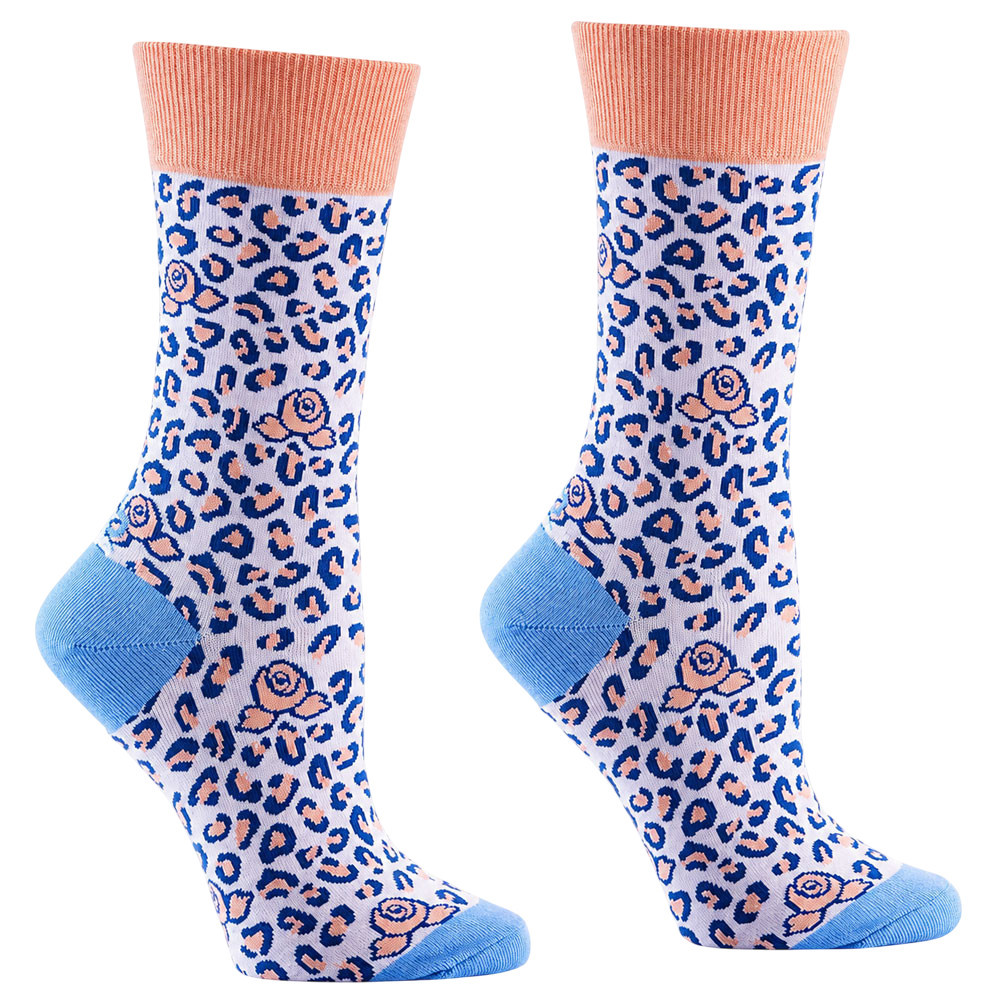 Yo Sox Women's Socks - Wild One - Leopard Print
