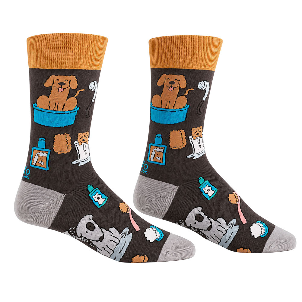 Yo Sox Men's Socks - Dog Washing