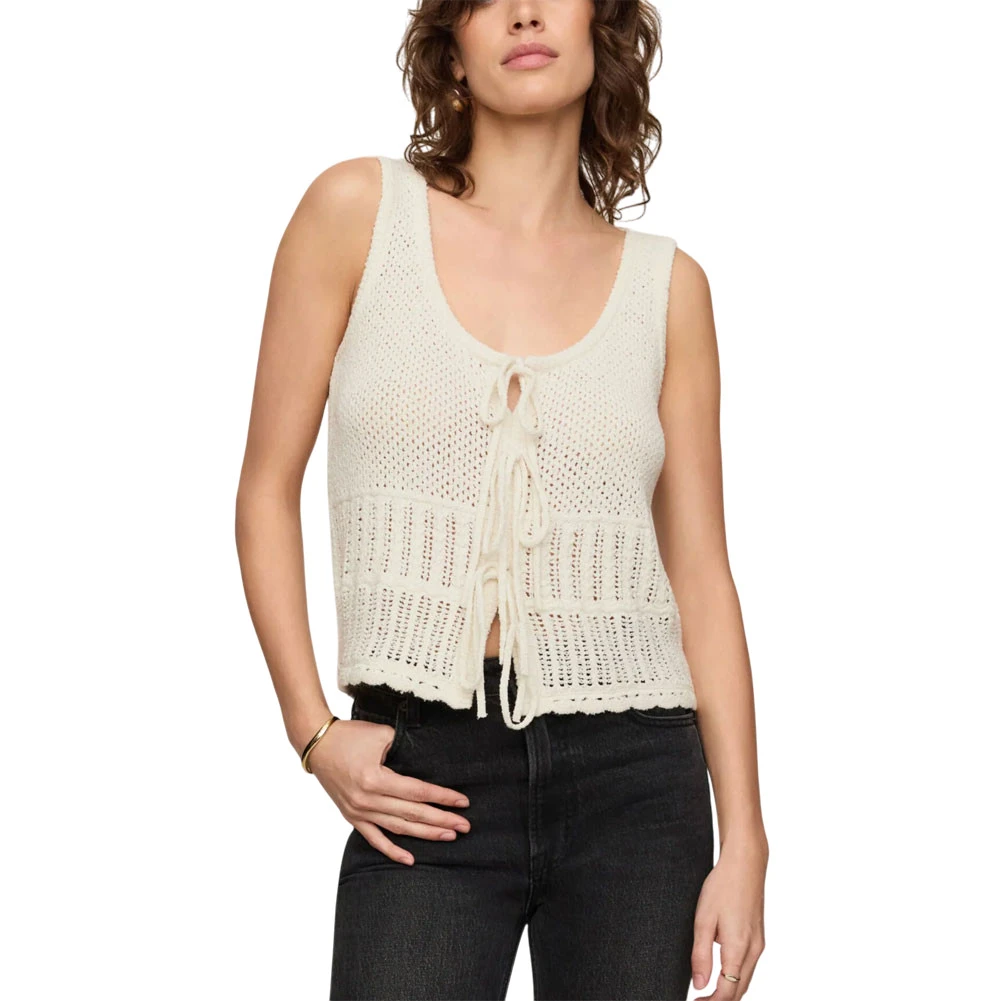 Z Supply Solano Crochet Tank - Cloud