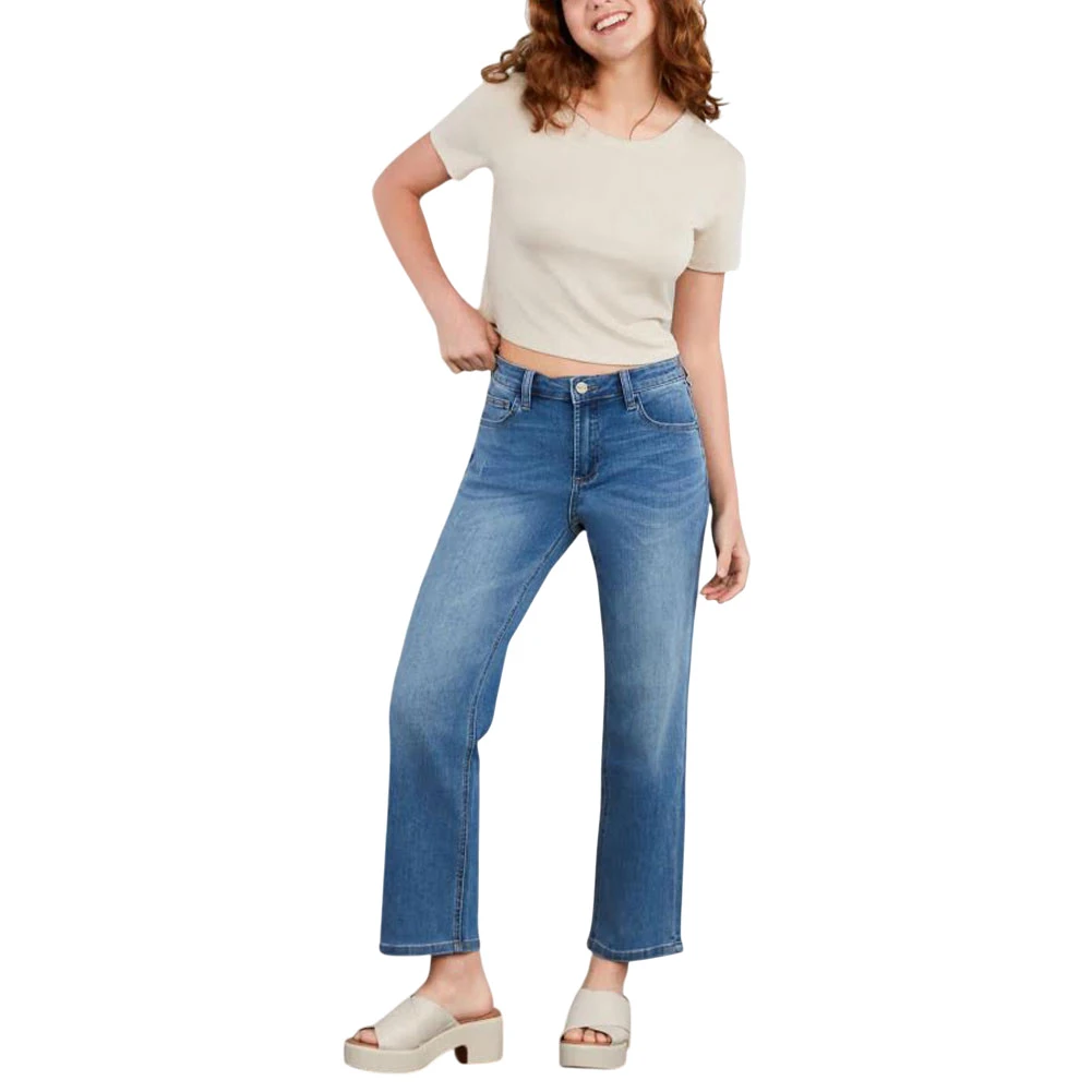 Hint Of Blu - Ruby Relax Straight Jeans - Relax Blue