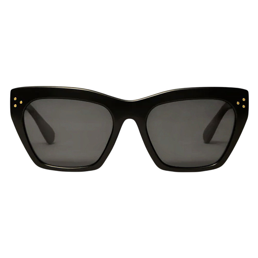 Z Supply Polarized Sunglasses - PARK AVE - Polished Black