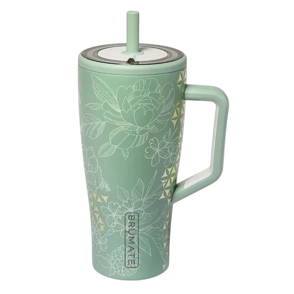 BruMate ERA 30oz Straw Tumbler Travel Mug - GOLDEN BLOOM - Limited Edition