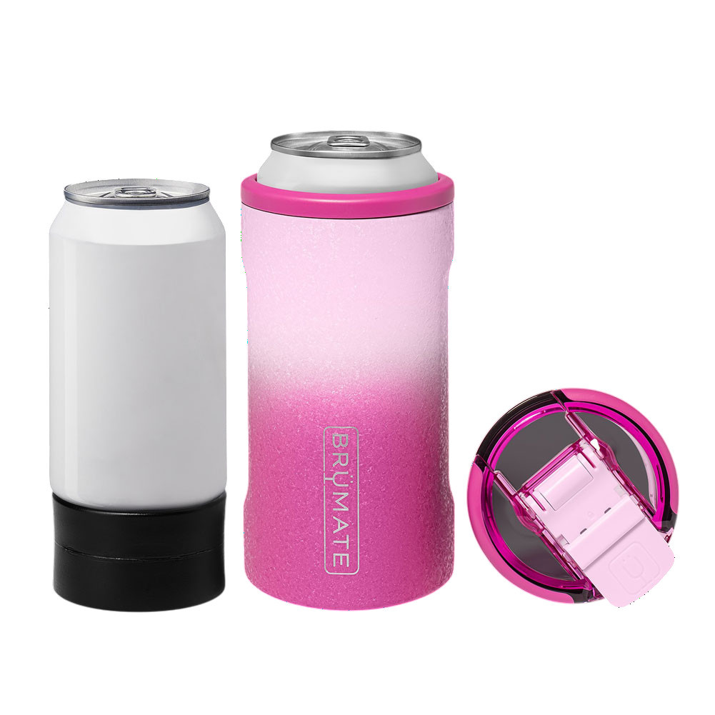 BrüMate Hopsulater Trio V2 - ( 3-In-1 Can Cooler ) FROSTED ROSE - Limited Edition