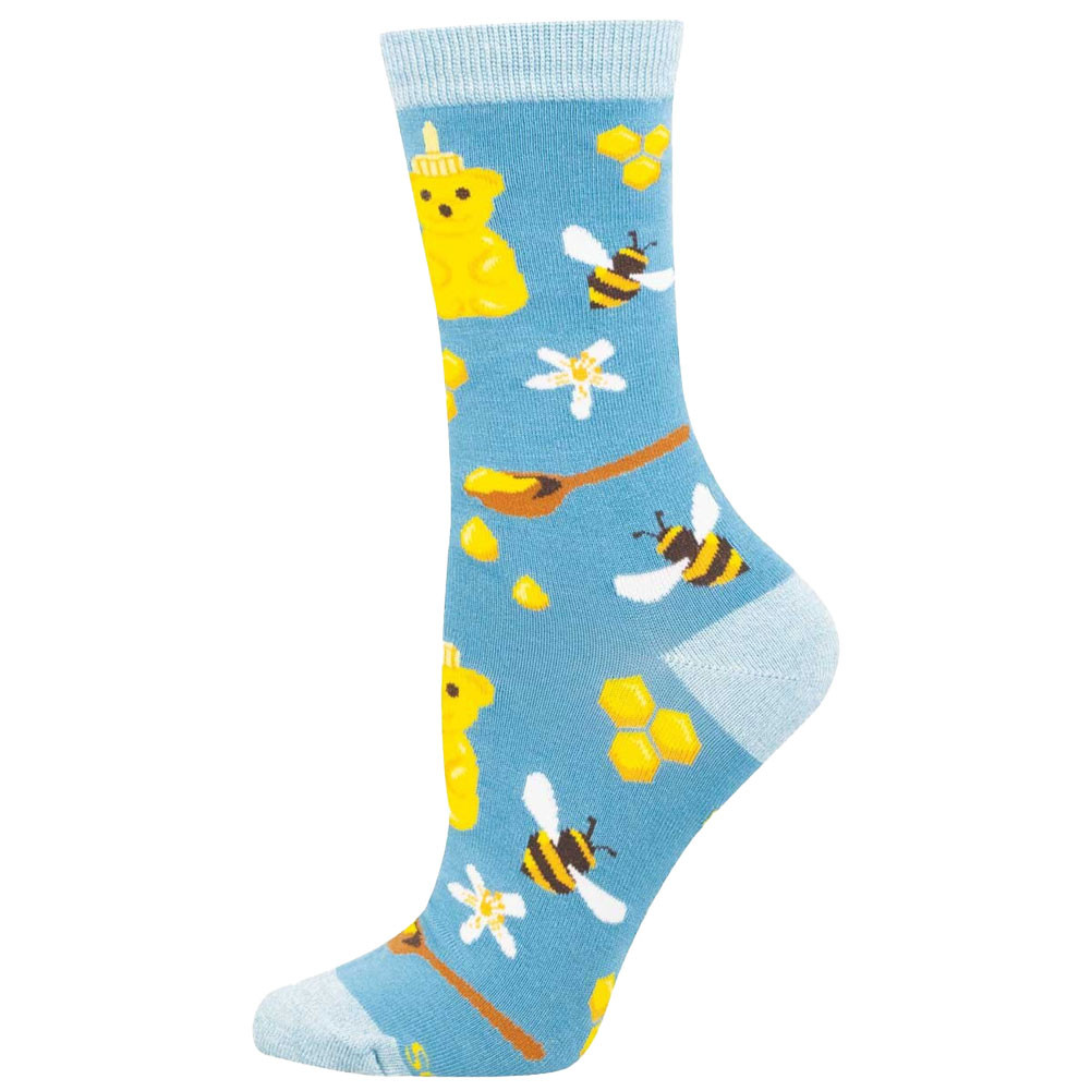 Socksmith Women's Bamboo Blend Crew Socks - HONEY PLEASE