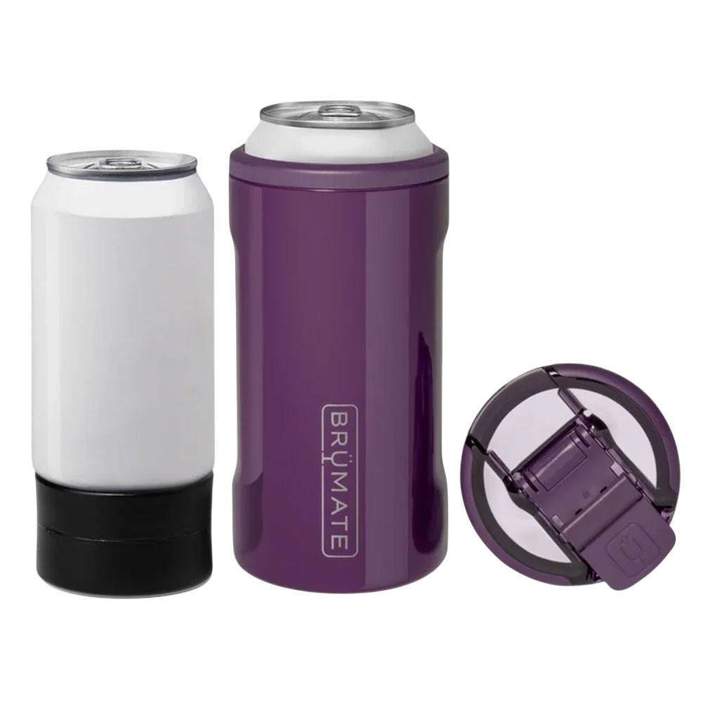 BrüMate Hopsulater Trio V2 - ( 3-In-1 Can Cooler ) PLUM - Limited Edition