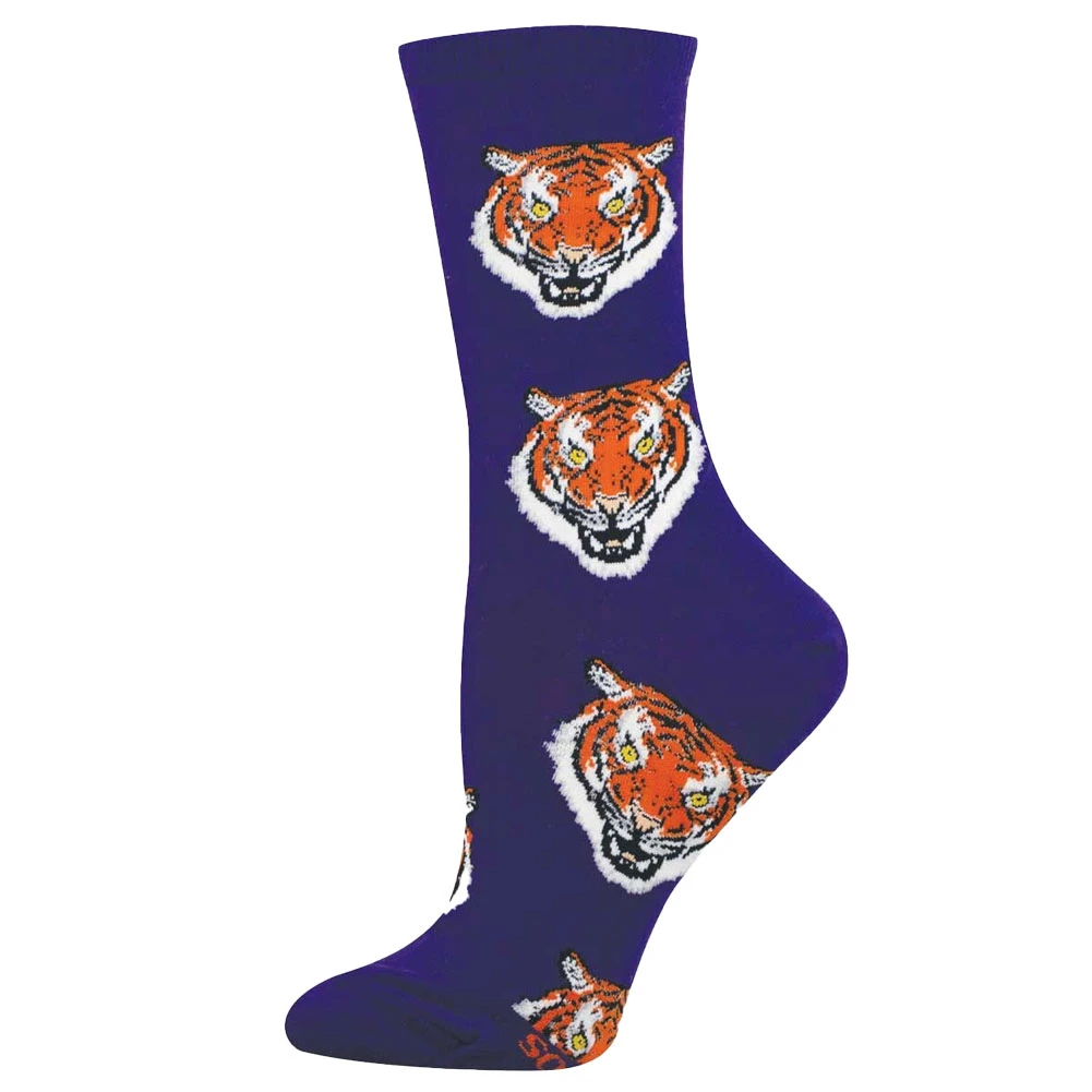 Socksmith Women's Crew Socks - FIERCE TIGER