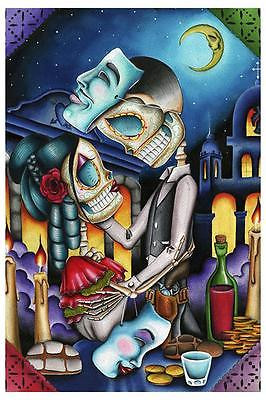 Masquerade by Dave Sanchez Fine Art Print Day of the Dead Sugar Skull