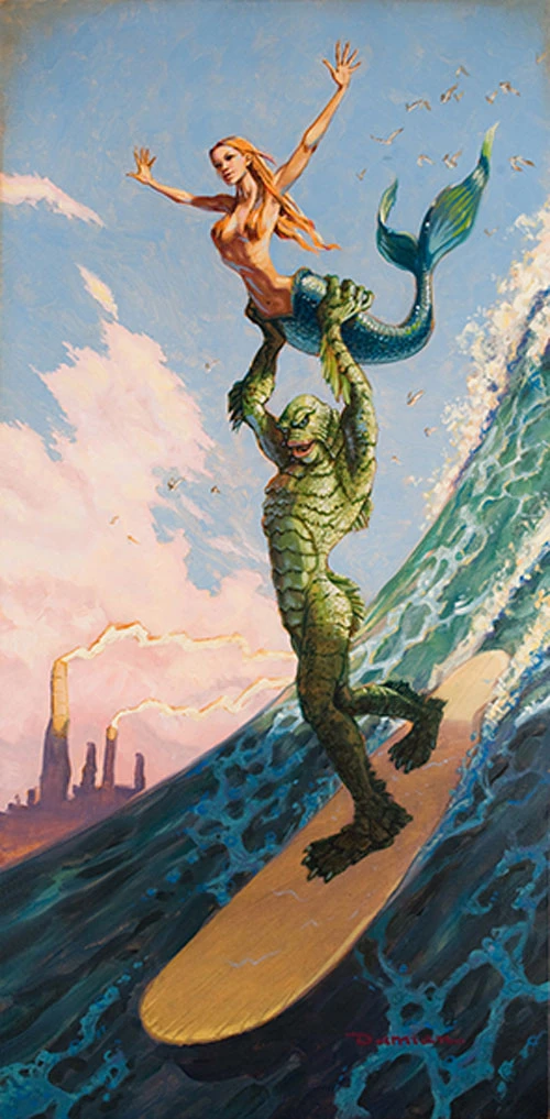 Damian Fulton Maid In Heaven Canvas Giclee