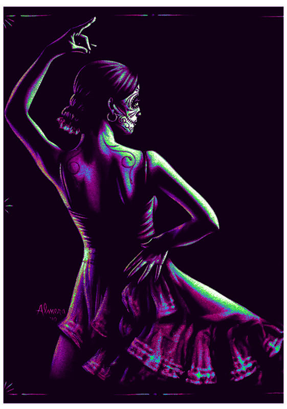 Marco Almera Flamenca Fine Art Print