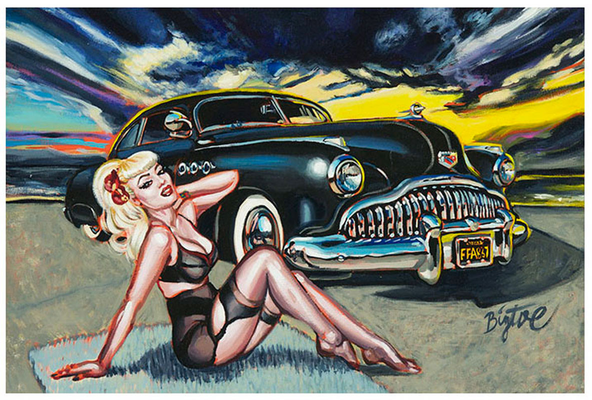 Tom Laura aka BigToe - Black Magic - Fine Art Print