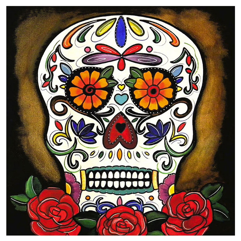 Melody Smith Sugar Skull Canvas Art Print