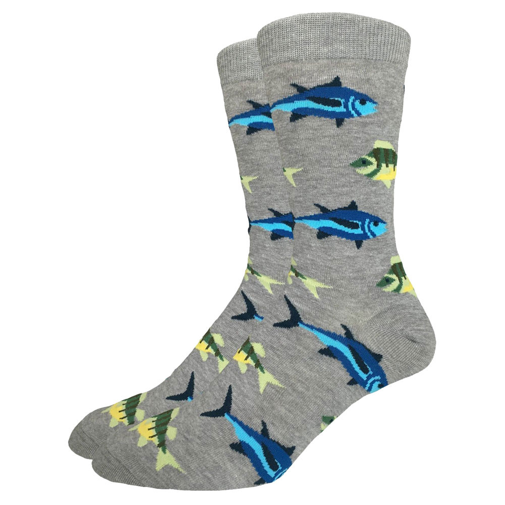 Men's Crew Socks School of Fish