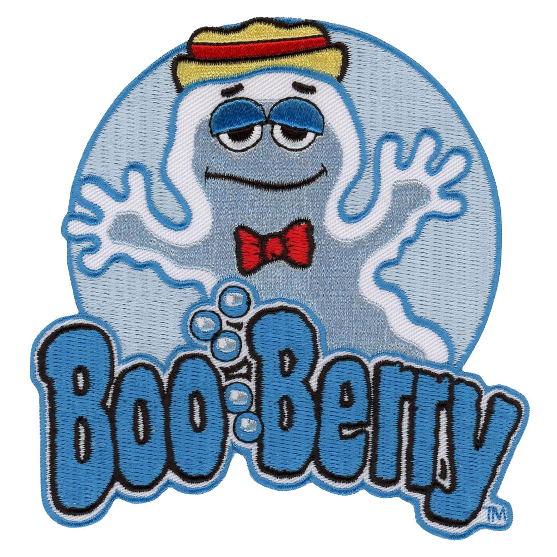 General Mills Boo Berry Ghost Cereal Monster Patch Embroidered Iron On Applique