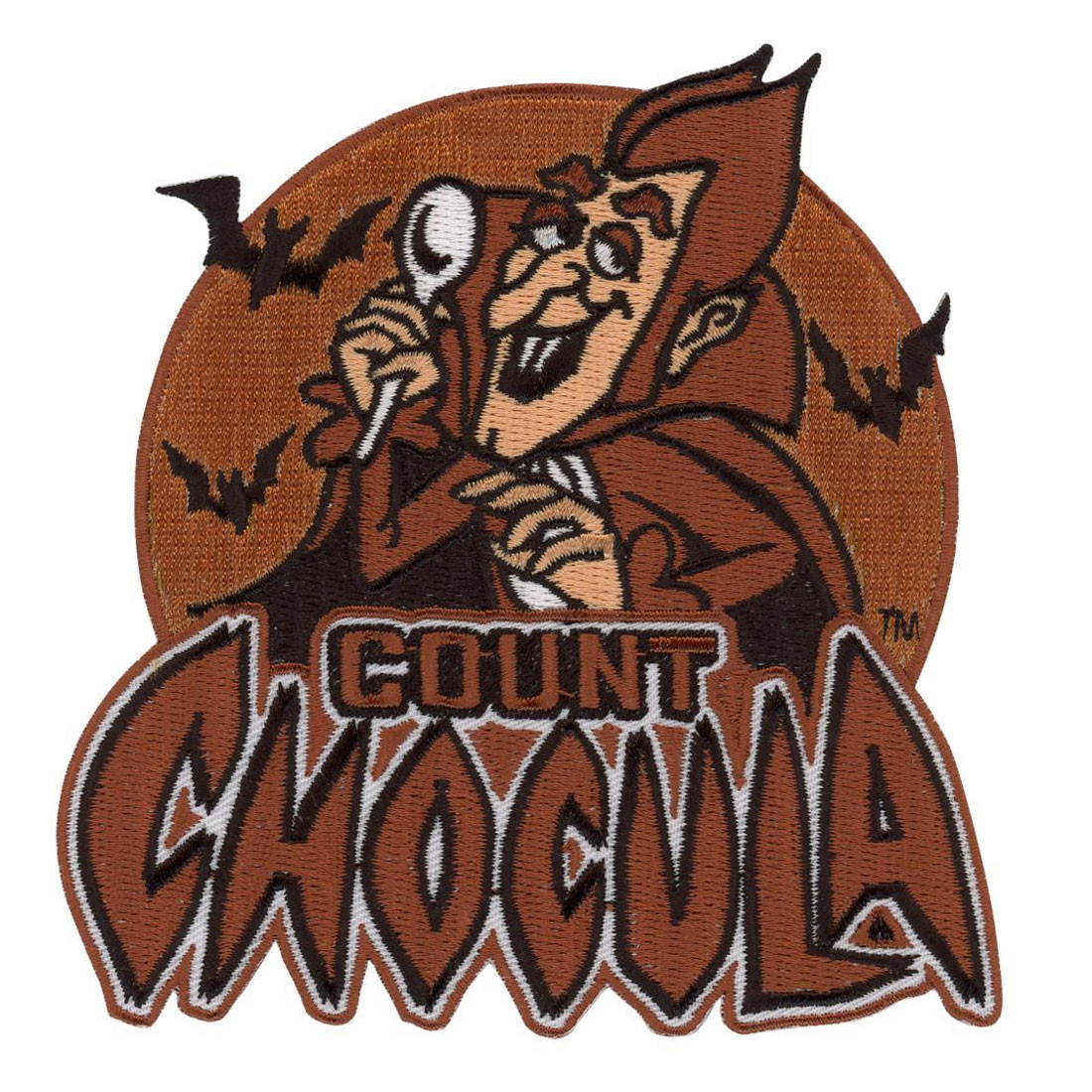 General Mills Count Chocula Vampire Cereal Monster Patch Embroidered Iron On Applique