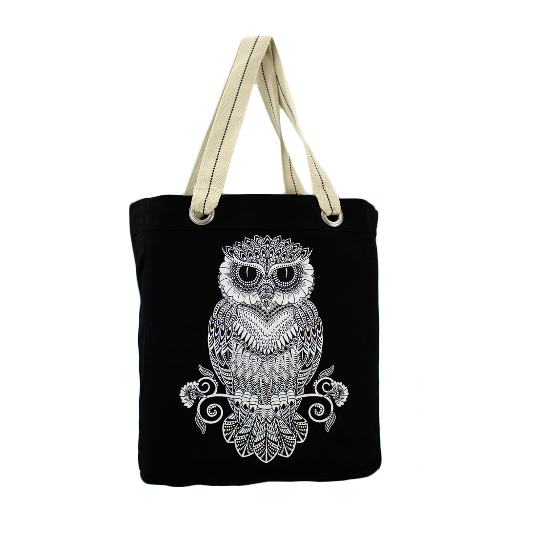 Owl tote bag.  Great to use as a beach bag. 