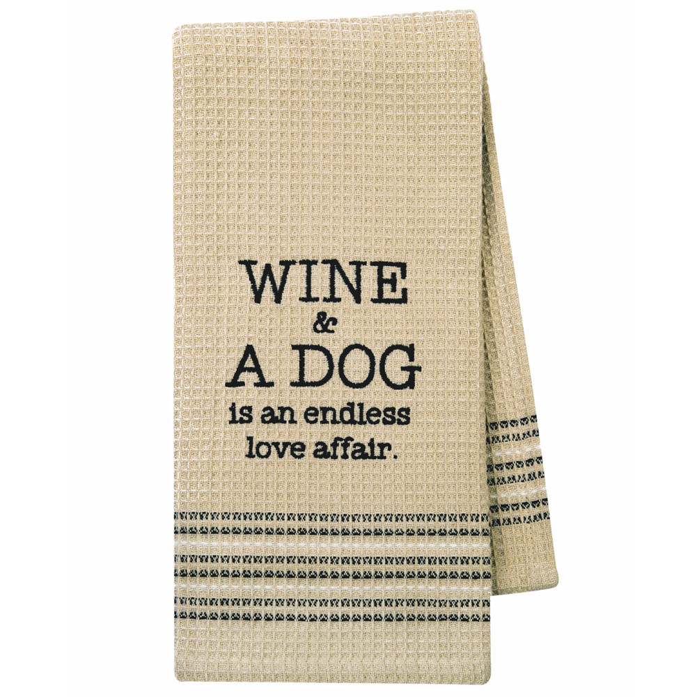 Love Affair Waffle Weave Dishtowel