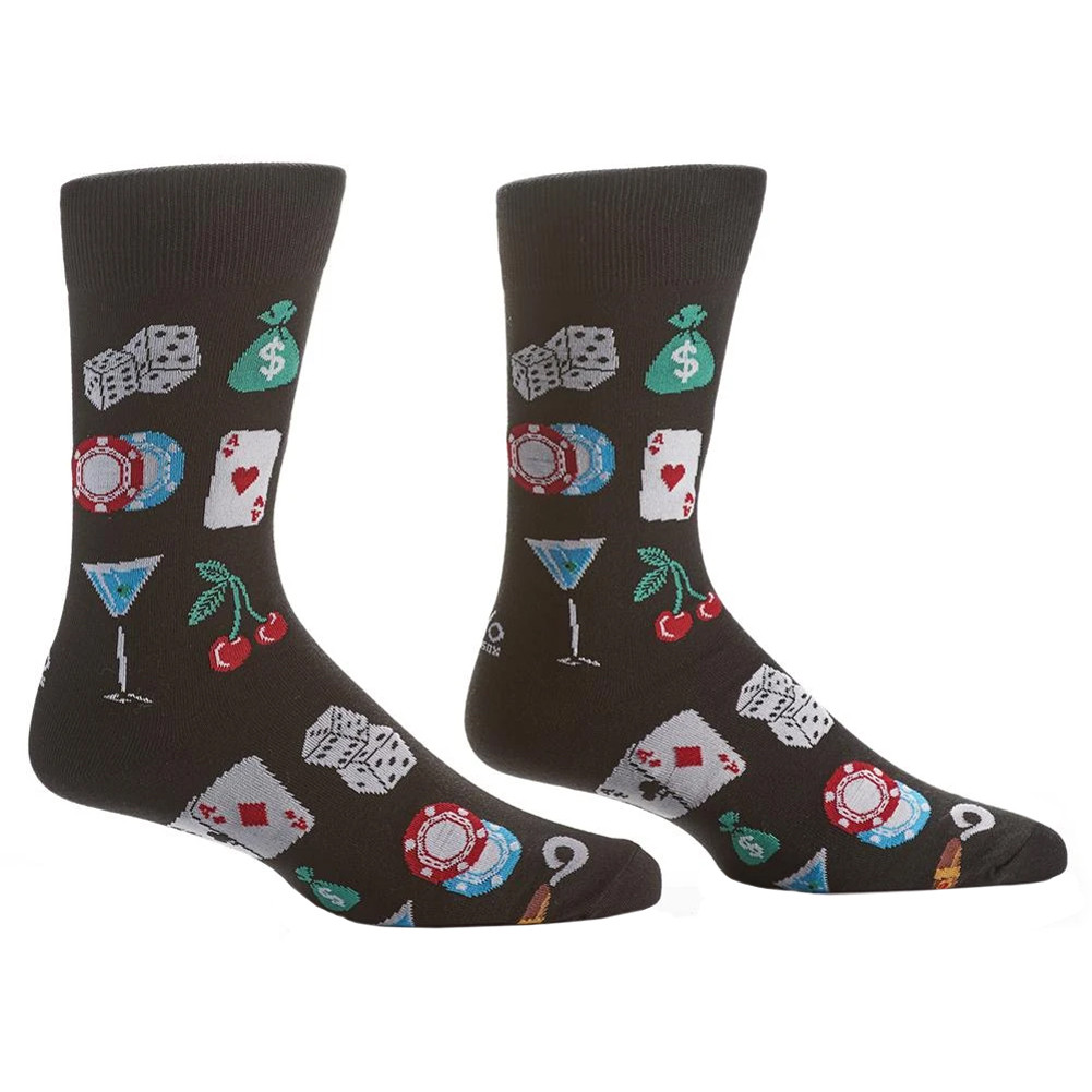 High Roller Gamblers Men's Crew Socks