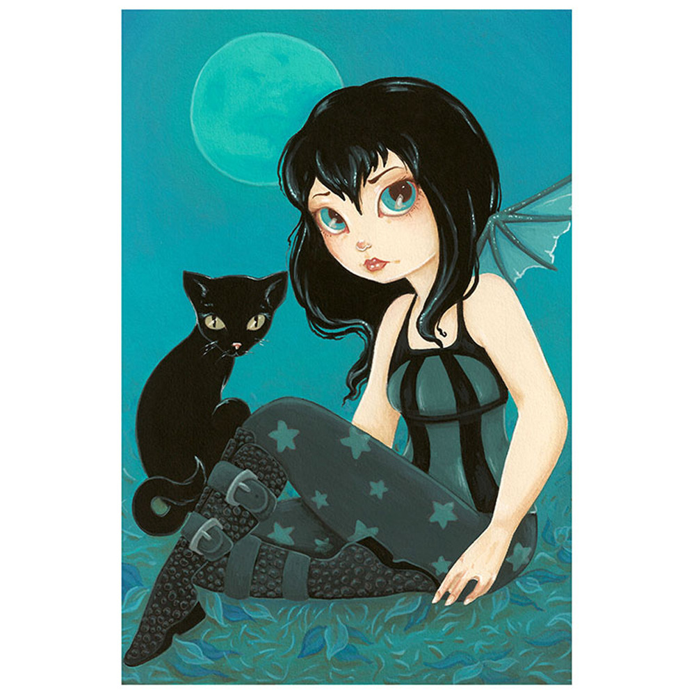 Terra Bidlespacher - Moonlight Hijinks - Fine Art Print