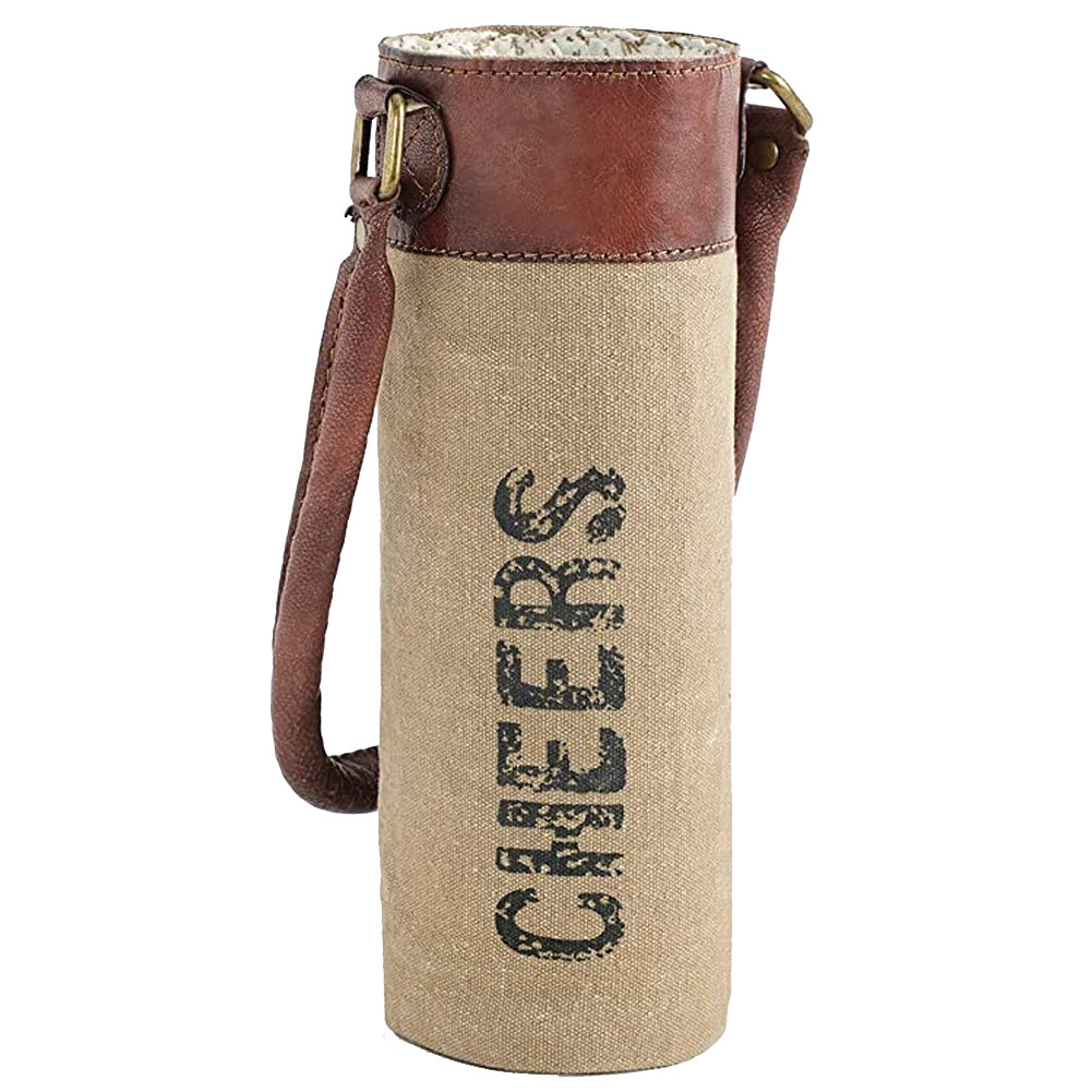 Cheers Canvas Wine Bag Carrier