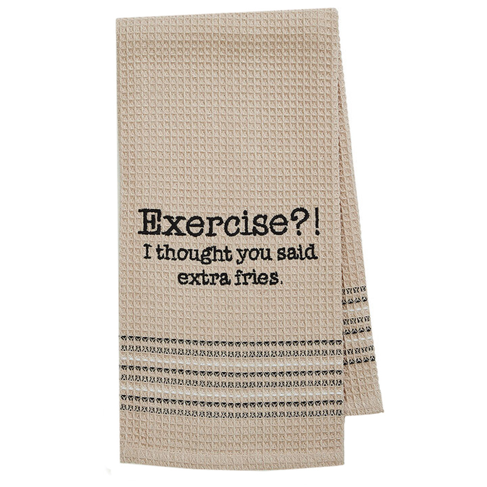 Exercise Kitchen Dish Towel