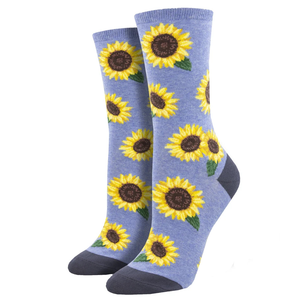 More Blooming Sunflowers Women's Crew Socks