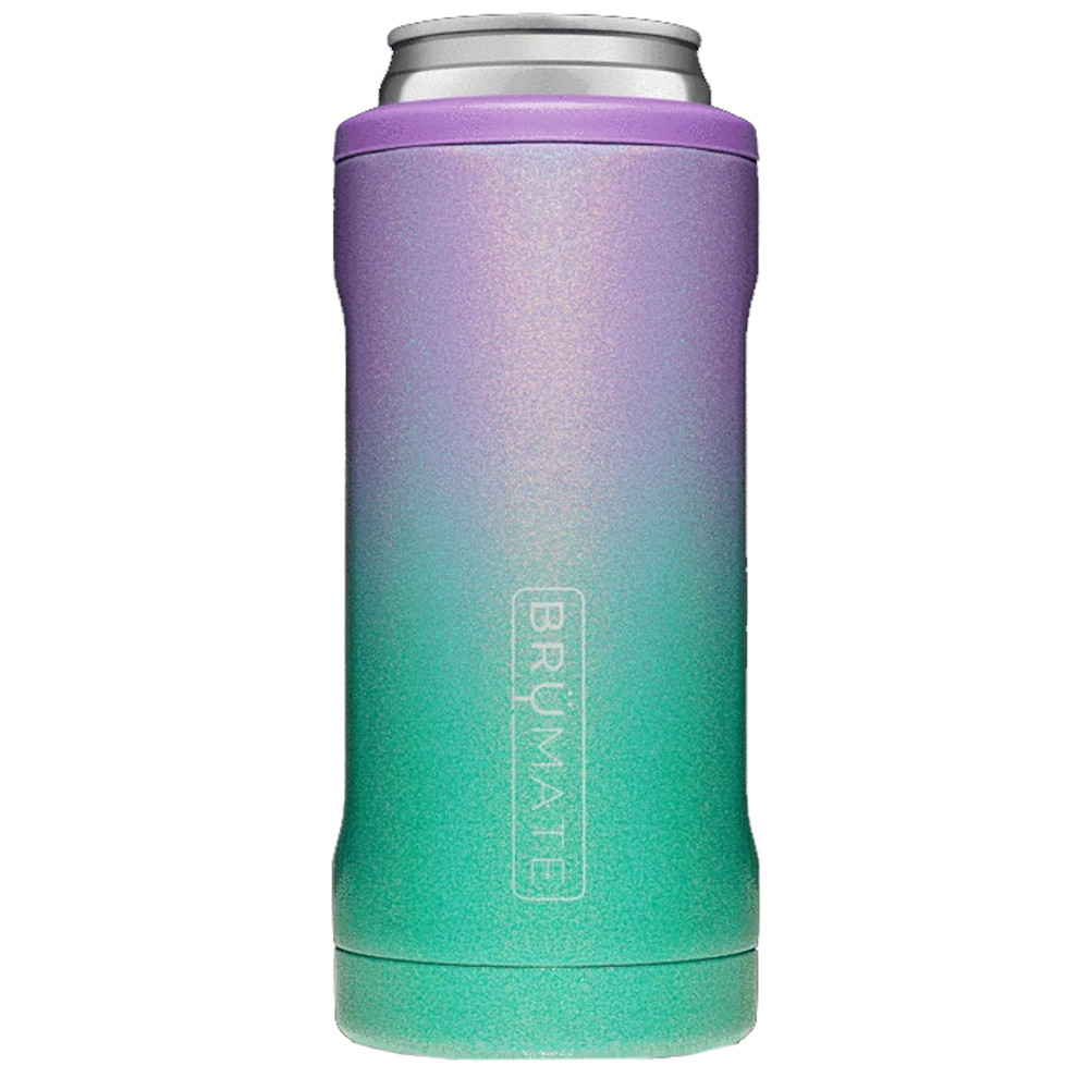 BruMate Hopsulator Slim Can Cooler Glitter Mermaid