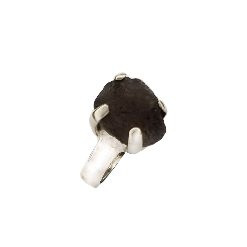 Sterling Silver Moldavite Ring