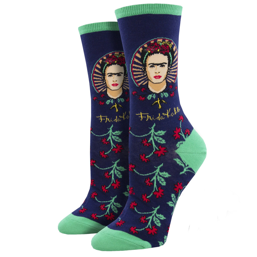 Frida Flowers Women's Crew Socks