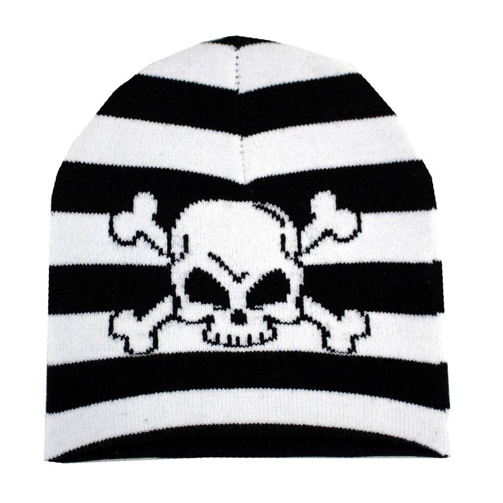 Skull and Crossbones Beanie Hat