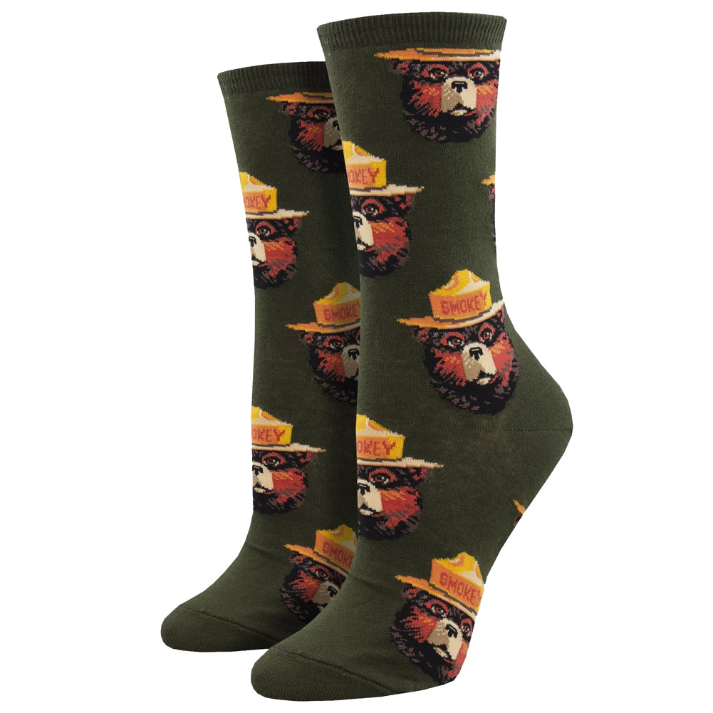 Socksmith Women's Socks -Smokey Bear Face 