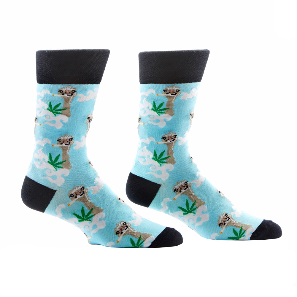 Fly High Ostrich Men's Crew Socks