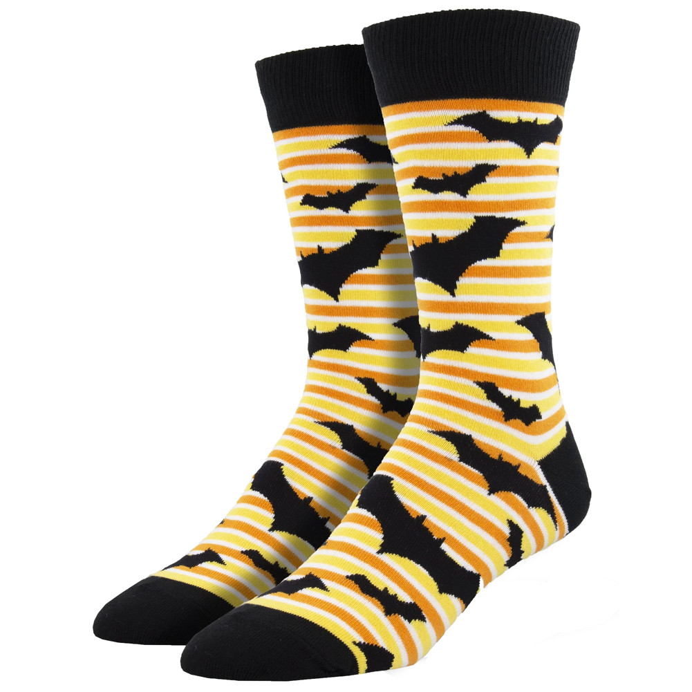 Halloween Bats Men's Crew Socks
