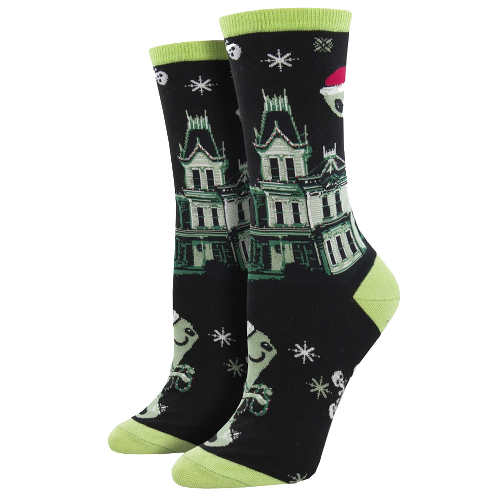 Twas A Ghostly Christmas Women's Crew Socks