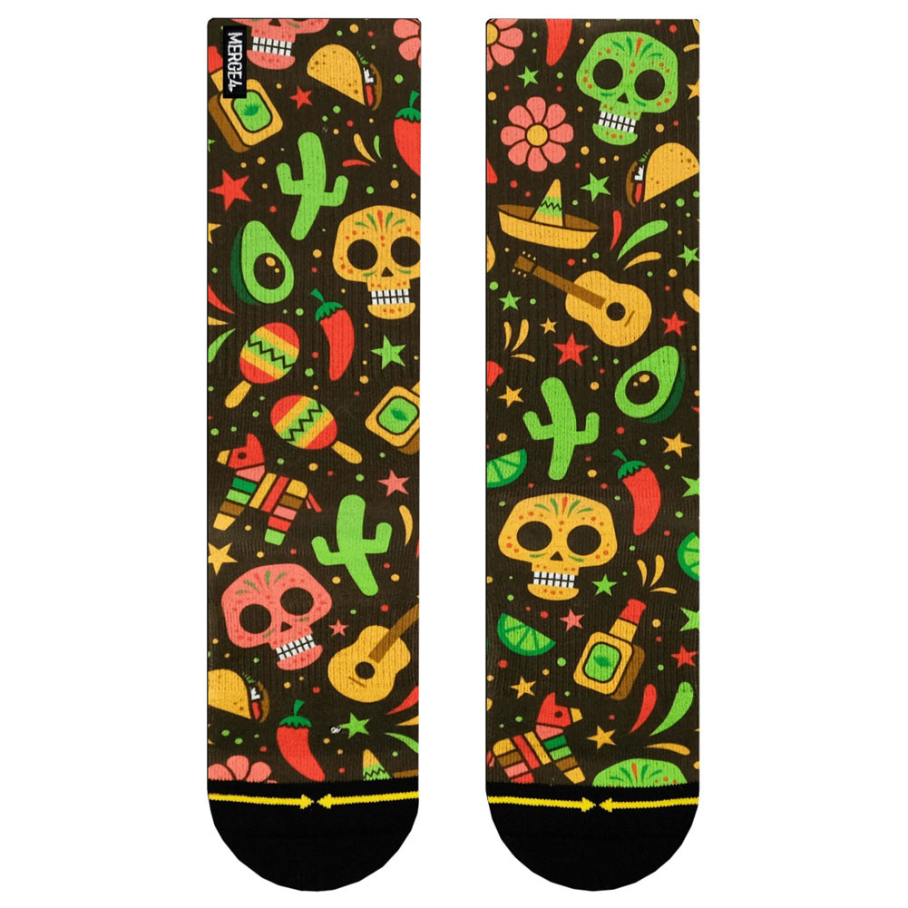 Merge4 Skull Swanky Taco Party Socks