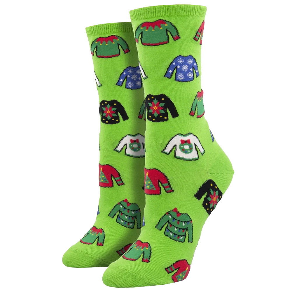 Ugly Christmas Sweaters Women's Crew Socks