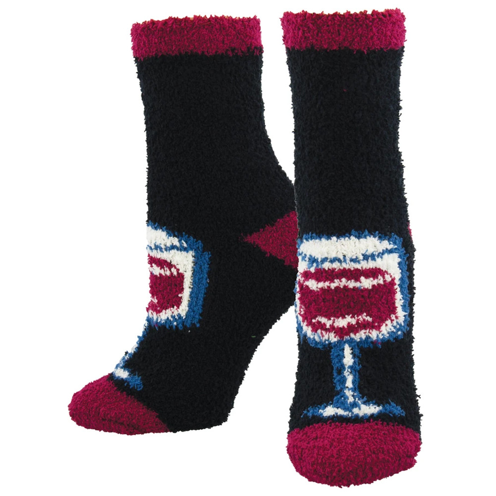 Wine Wednesday Warm and Cozy Women's Crew Socks