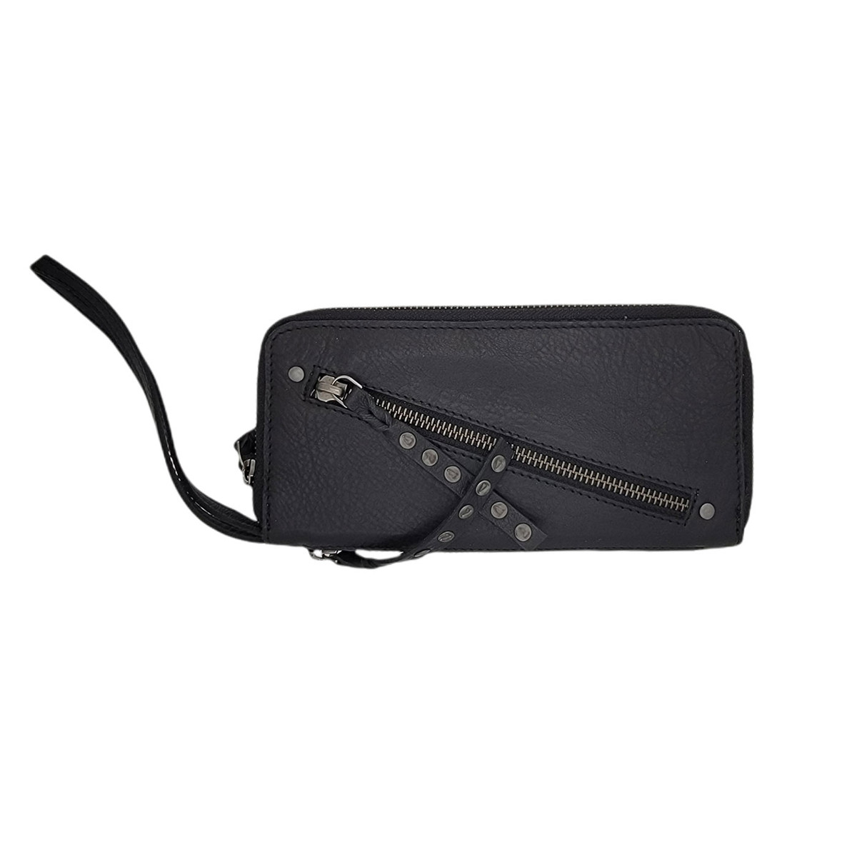 Black leather super soft wallet. 