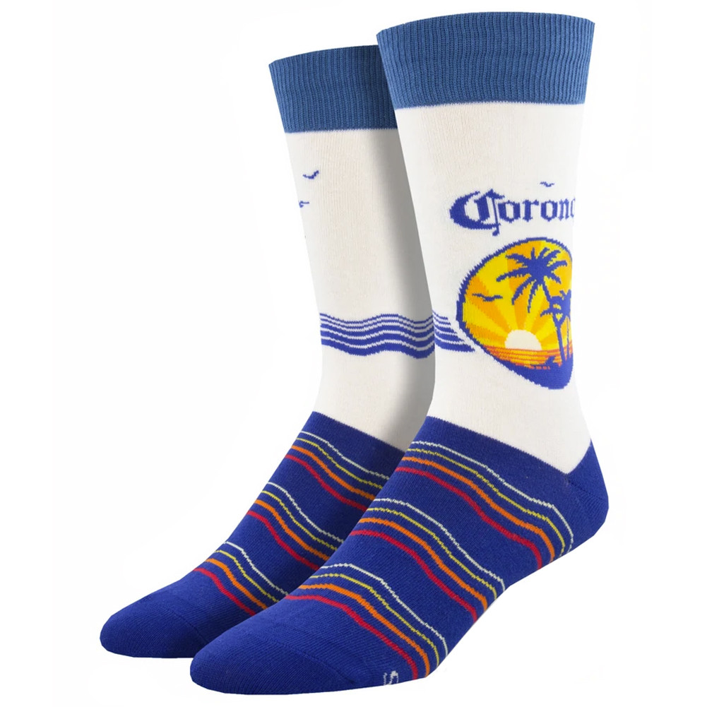 Corona Palms Men's Crew Socks