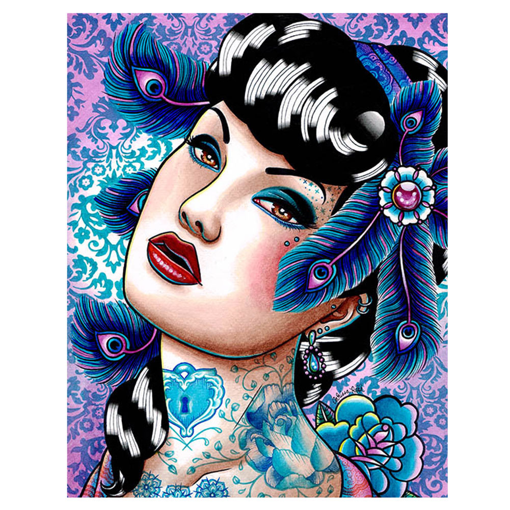 Carissa Rose Sapphire Night Canvas Giclee