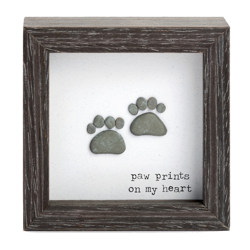 Paw Prints Shadow Box