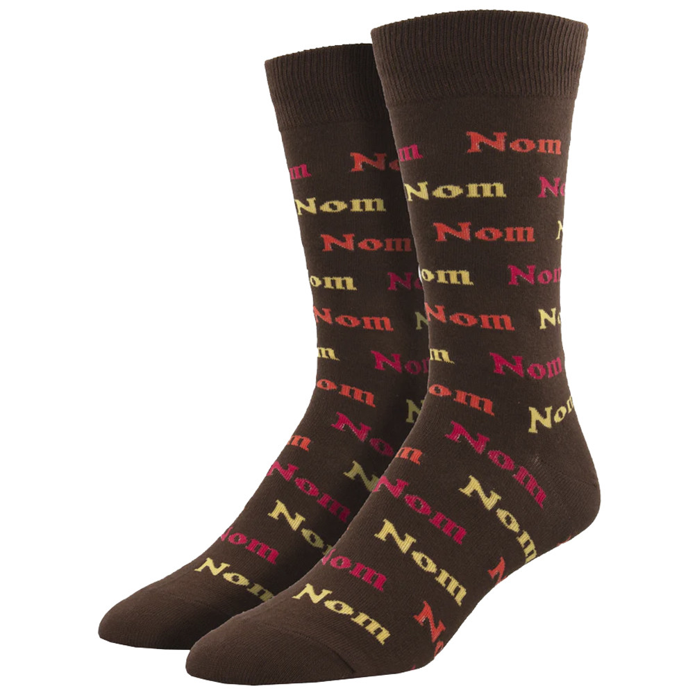 Thanksgiving Nom Nom Nom Men's Socks