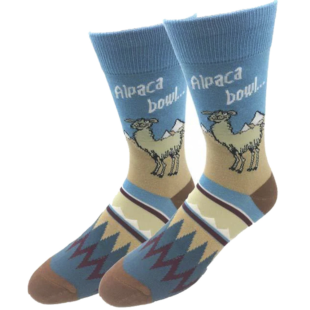 Alpaca Bowl Llama Men's Socks