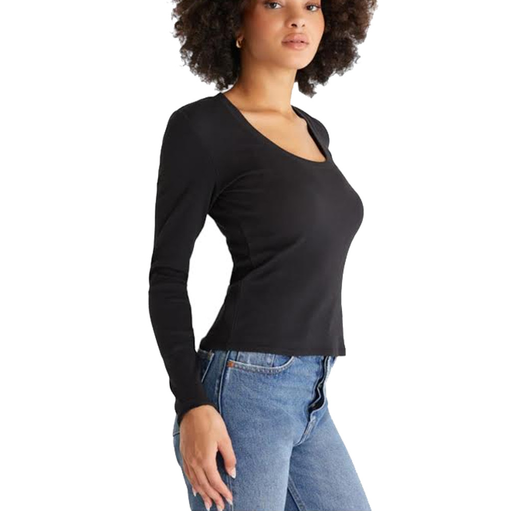 Z Supply Sirena Rib Long Sleeve Tee