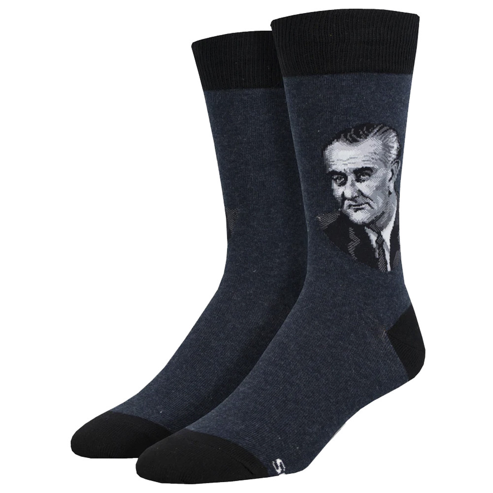 President Lyndon B. Johnson Men's Socks