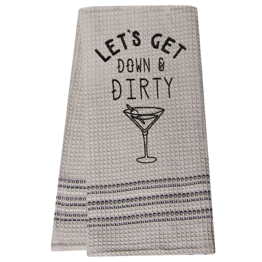 Down and Dirty Martini Dishtowel