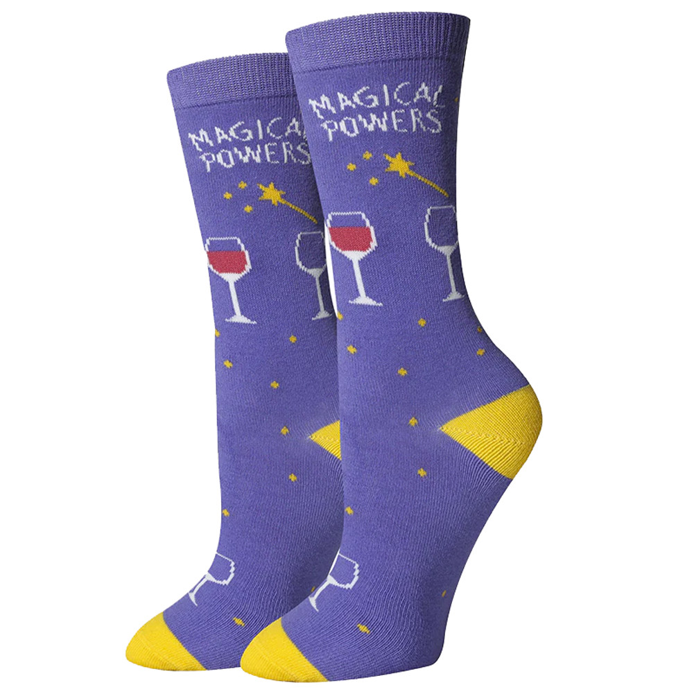 Wine Magical Powers Women's Socks