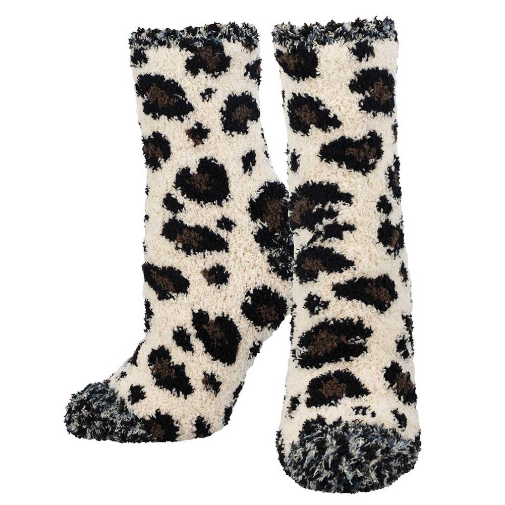 Leopard Animal Print Fuzzy Socks
